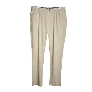 Linksoul Khaki Golf Pants Mens Size 34 Lightweight‎ Comfort Stretch Casual